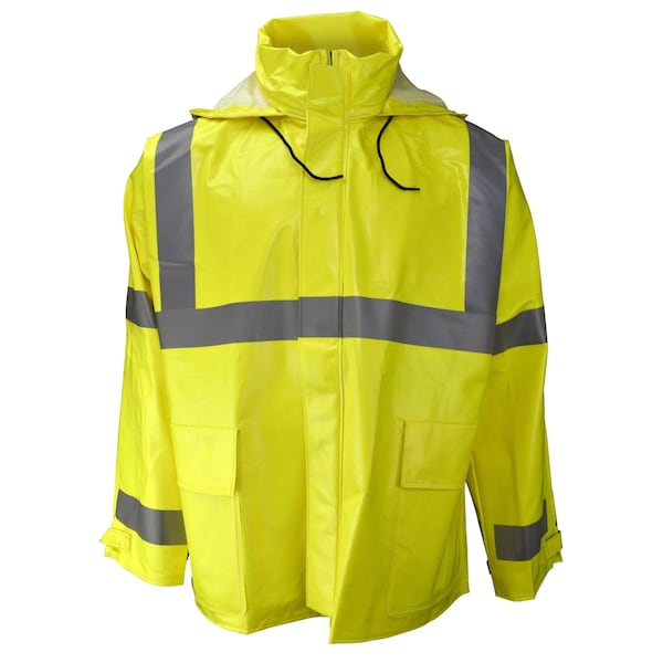 Neese Outerwear Dura Arc Jacket w/Attached Hood-Lime-4X 22227-00-2-LIM-4X - main